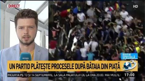 Un partid plătește procesele după bătaia din Piață