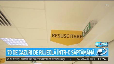 70 de cazuri de rujeolă &icirc;ntr-o săptăm&acirc;nă