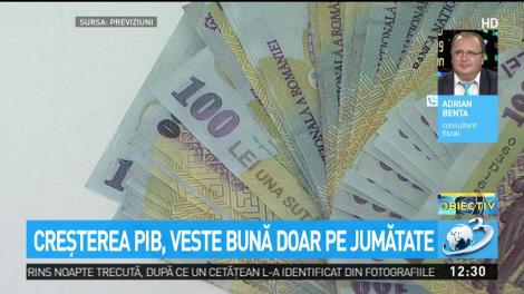 Creşterea PIB, veste bună doar pe jumătate