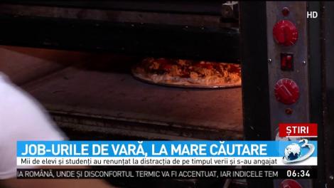 Job-urile de vară, la mare căutare