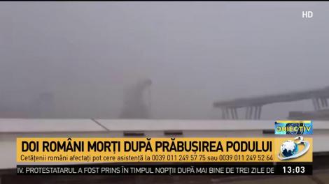 Încă un român mort în tragedia din Italia.