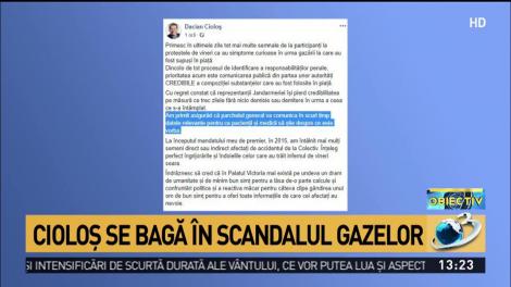Dacian Cioloș se bagă &icirc;n scandalul gazelor date de jandarmi: &bdquo;Am primit asigurări, Parchetul va informa&rdquo;