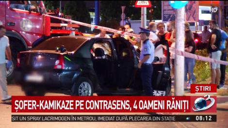 Accident grav în București! Un bărbat ar fi intrat intenționat pe contrasens. Sunt patru victime