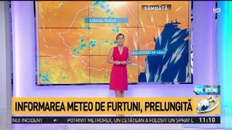 Atenționare meteo! România, lovită de furtuni violente