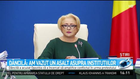 Prima reacţie a premierului după protestul din 10 august
