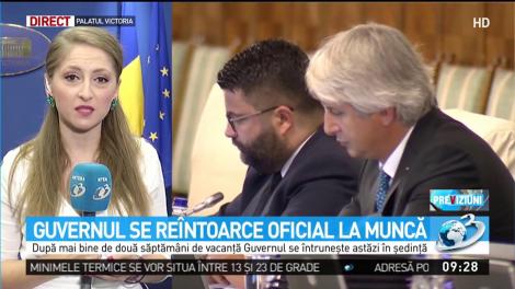 Guvernul se reunește, joi, &icirc;n ședință. Proiectele importante care trebuie aprobate