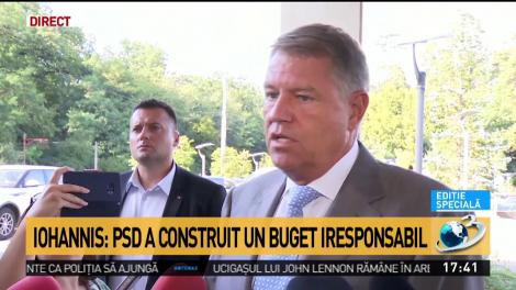 Klaus Iohannis: Summitul se va organiza pe datorie