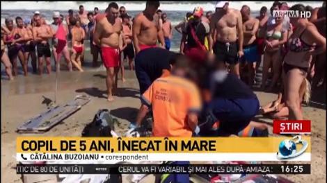 ULTIMĂ ORĂ: Încercări disperate pentru resuscitarea unui copilaş de 5 ani care se zbate între viață și moarte, după ce s-a aventurat în largul mării, la Constanţa