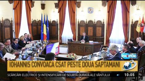 Președintele Klaus Iohannis a convocat CSAT pentru rectificarea bugetară