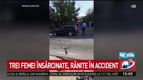 Accident grav &icirc;n Argeş! Şapte persoane, dintre care trei femei &icirc;nsărcinate, au fost rănite