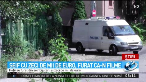 Seif cu zeci de mii de euro, furat ca-n filme la Drobeta Turnu Severin