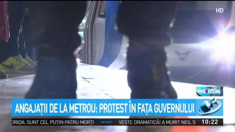 Sindicaliştii de la metrou se pregătesc de protest