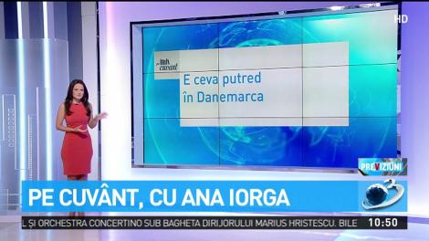 Pe cuv&acirc;nt, cu Ana Iorga. De unde vine expresia ''E ceva putred &icirc;n Danemerca''