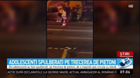 Imagini cu un puternic impact emoţional! Doi tineri au fost spulberaţi pe o trecere de pietoni din Mamaia