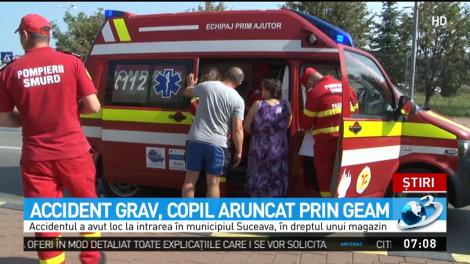 Accident grav &icirc;n Suceava. Trei persoane au fost rănite