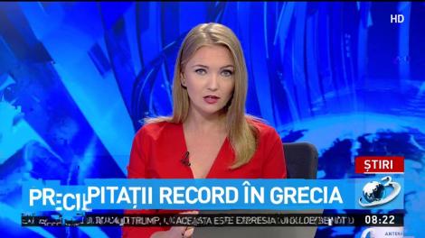 Precipitaţii record în nord Greciei