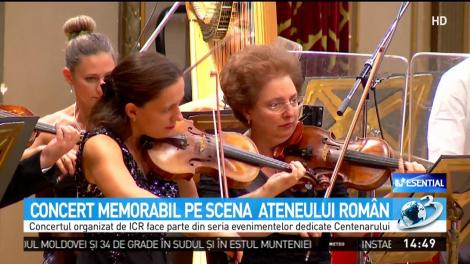 Concert memorabil pe scena Ateneului Rom&acirc;n