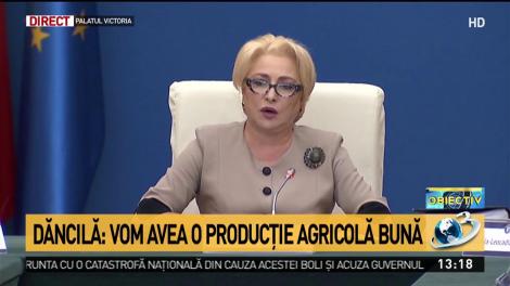 Viorica Dăncilă: 1 miliard de euro va ajunge la fermieri