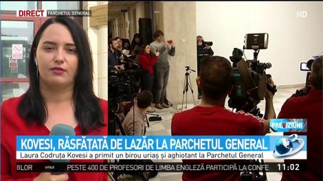 Laura Codruţa Kovesi, răsfățară de Augustin Lazăr, la Parchetul General