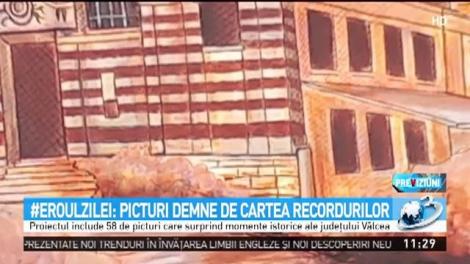 Adrian Luţă, picturi demne de Cartea Recordurilor