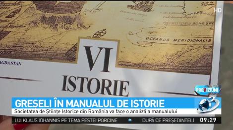 Greşeli &icirc;n manualul de istorie