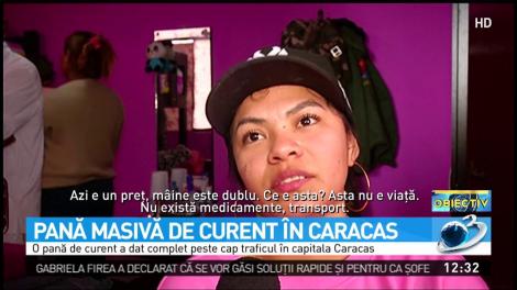 Pană masivă de curent în Caracas. Două milioane de oameni au fost afectaţi