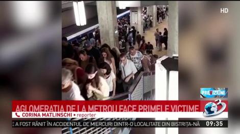 Intervenție de urgență a medicilor la metrou