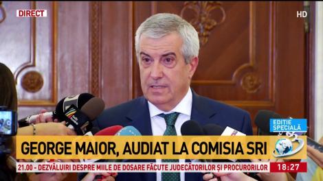 Călin Popescu Tăriceanu îl atacă dur pe George Maior: Face gafe uriaşe