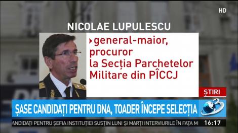 Şase candidaţi pentru DNA, Toader &icirc;ncepe selecţia