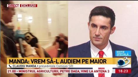 Exclusiv! Claudiu Manda, despre audierea lui George Maior
