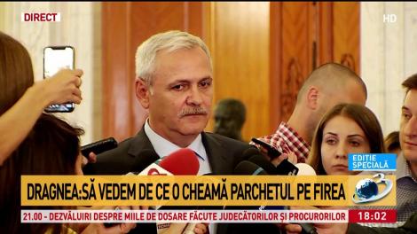 Dragnea: Nu sunt în dispută cu Gabriela Firea. A făcut afirmații grave!