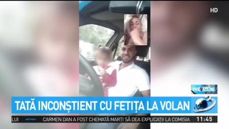 Situație revoltătoare! Copil la volan, &icirc;n timp ce tatăl filmează