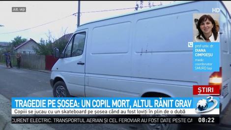 Sf&acirc;rșit tragic pentru un copil din Iași. A fost lovit de o mașină &icirc;n timp ce mergea pe skateboard