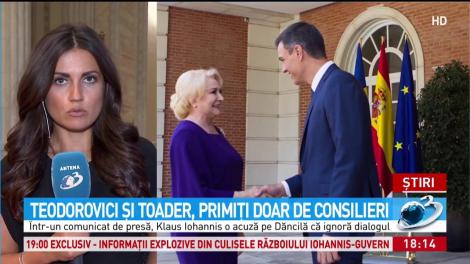 Iohannis chiuleşte, dar o acuză pe Dăncilă