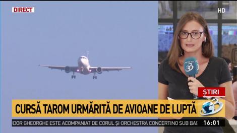 Cursă Tarom urmărită de avioane de luptă