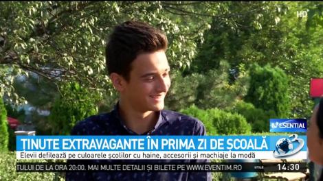 Ţinute extravagante &icirc;n prima zi de şcoală