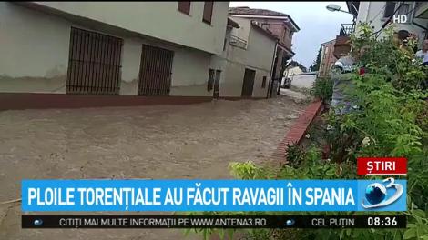 Ploile torenţiale au făcut ravagii în Spania