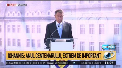 Preşedintele Klaus Iohannis participă la deschiderea anului şcolar de Alba Iulia