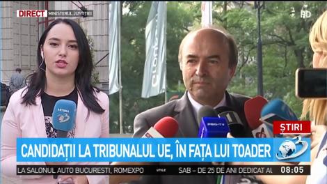 Candidaţii la tribunalul UE, &icirc;n faţa lui Toader