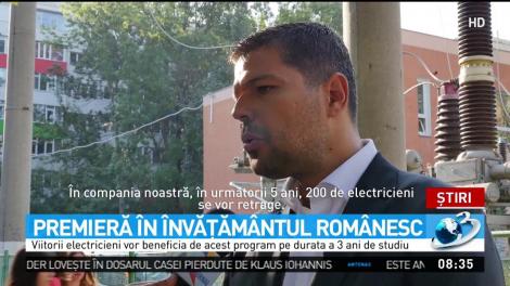 Premieră &icirc;n &icirc;nvăţăm&acirc;ntul rom&acirc;nesc