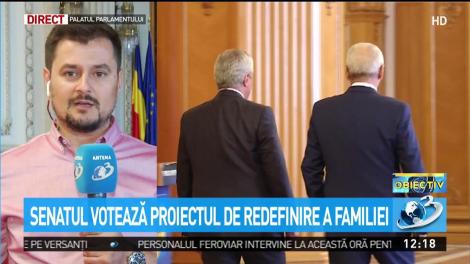 Senatul votează proiectul de redefinire a familiei