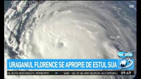Uraganul Florence se apropie de estul SUA