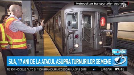 SUA comemorează 17 ani de la atacurile teroriste din 11 septembrie