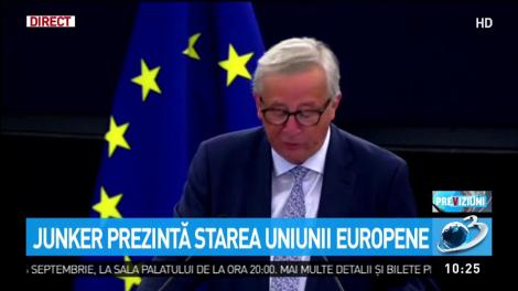 Junker prezintă starea Uniunii Europene
