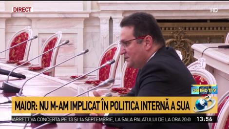 George Maior: Nu &icirc;nţeleg de ce aş fi inamicul public numărul unu