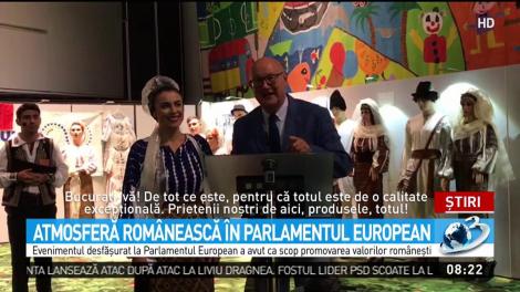 Atmosferă românească în Parlamentul European