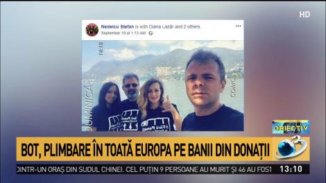 Bot, plimbare &icirc;n toată Europa pe banii din donaţii