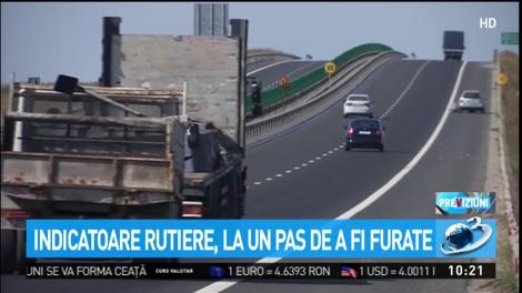 Indicatoare rutiere, la un pas de a fi furate