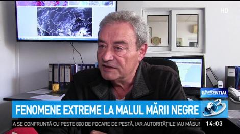 Fenomene extreme la malul Mării Negre