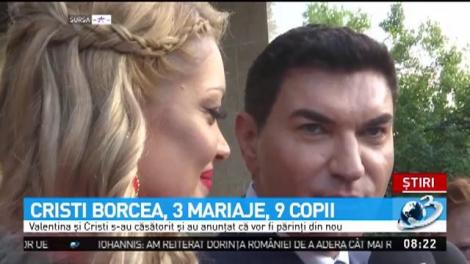 Imagini cu Cristi Borcea şi Valentina Pelinel după ce s-au căsătorit